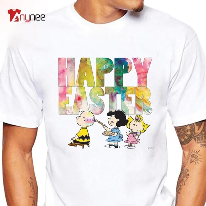 Cheap Snoopy Charlie Brown Happy Easter Shirt