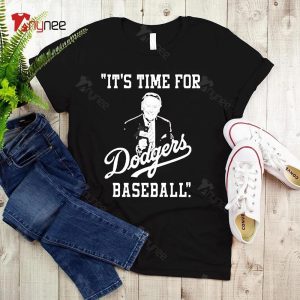 DODGERS Vin Scully T shirt White