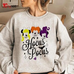 Mickey And Hocus Pocus Disney Halloween Sweatshirt