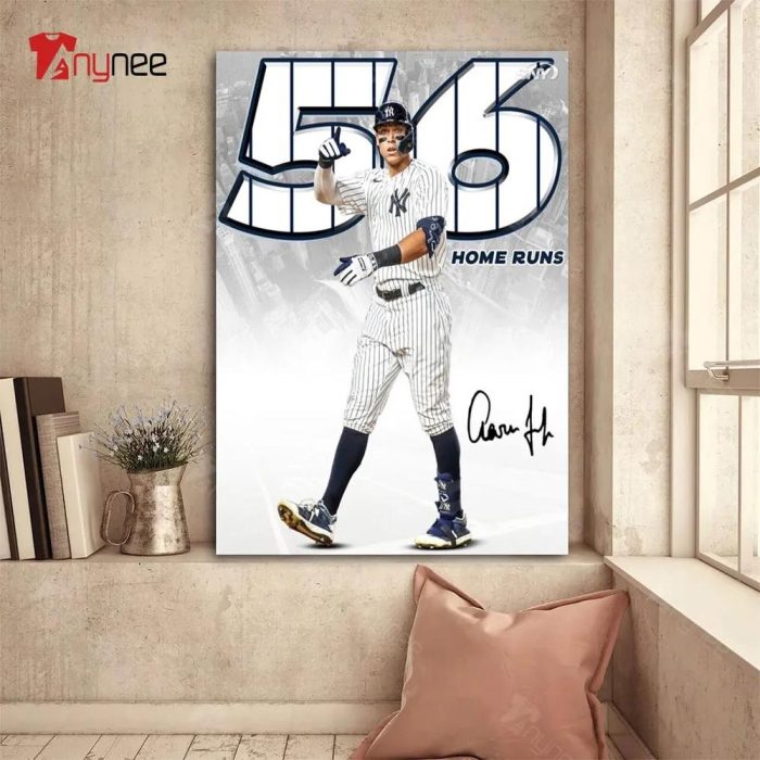 New York Yankees Aaron Judge Home Runs 2022 Poster