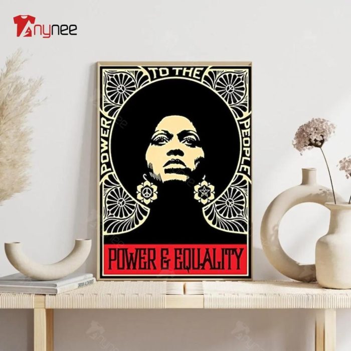 Power And Equality African American Women Wall Art Poster