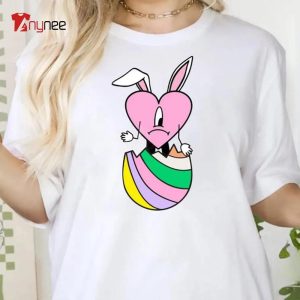 Un Pascua Sin Ti Heart Bunny Bad Bunny Easter Shirt