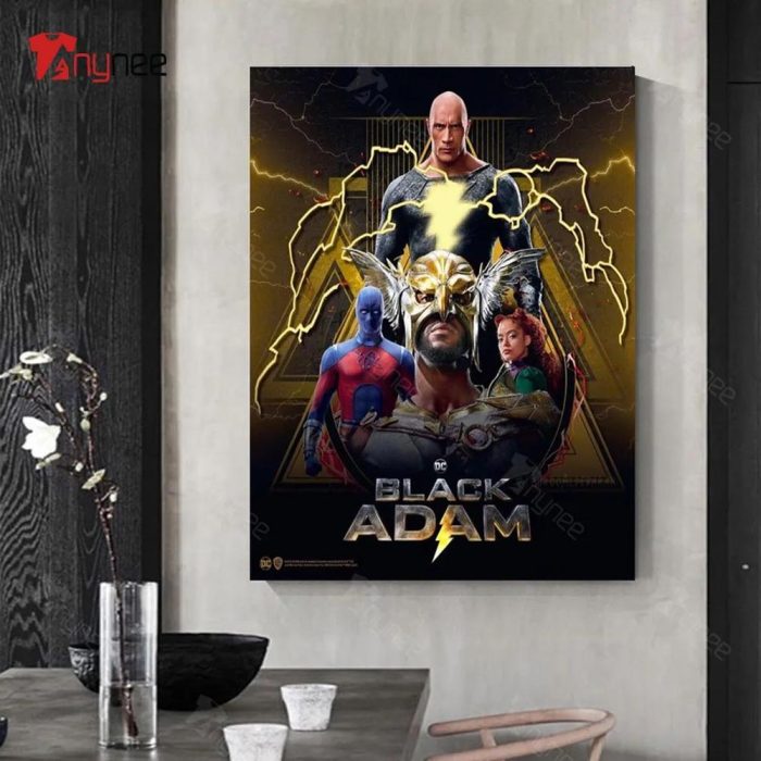 Unique Dc Universe New Movie 2022 Justice League And Black Adam Poster