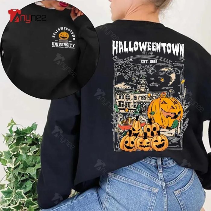 Unique Halloweentown University Two Side Halloweentown Sweatshirt