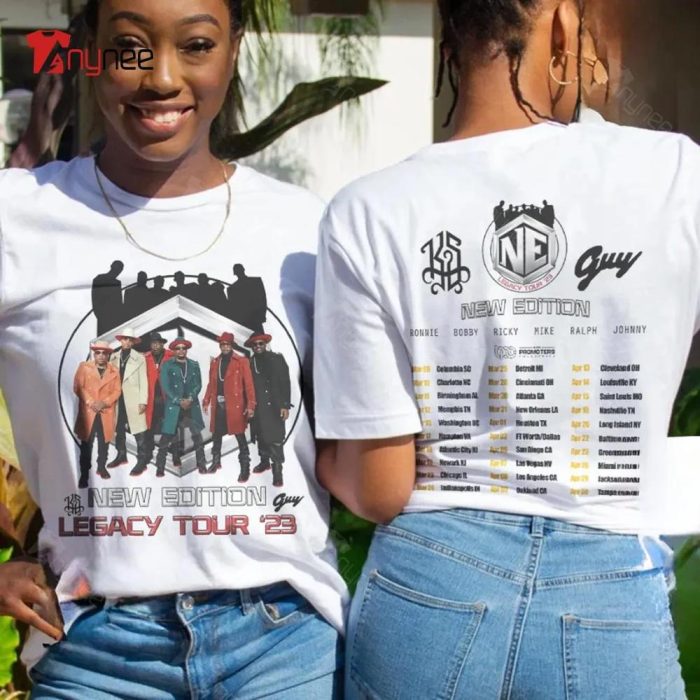 Unique Music Band New Edition Legacy Tour 2023 T Shirt