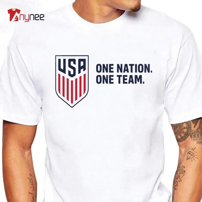 Unique One Nation One Team Us Soccer T Shirt