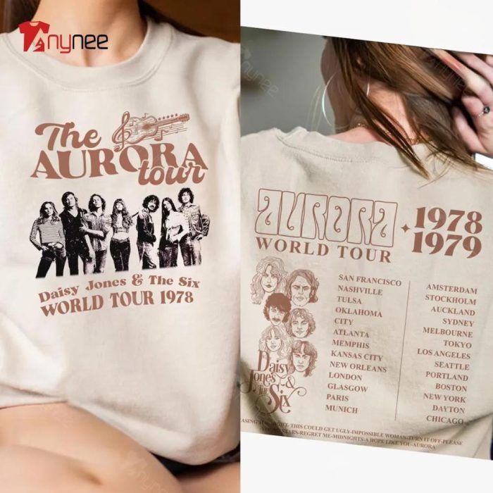 Vintage Aurora World Tour 1978 Daisy Jones And The Six T Shirt
