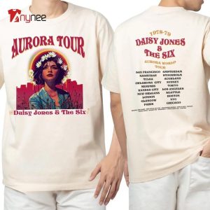 Vintage Aurora World Tour Tracklist Daisy Jones And The Six T Shirt