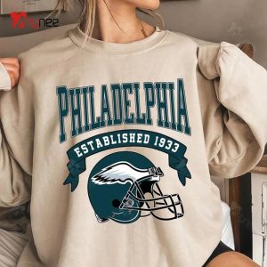 Philadelphia Football Est 1933 Sweatshirt, Go Birds Vintage Eagles