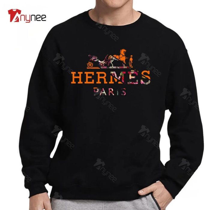 Vintage Orange Hermes Logo Sweatshirt