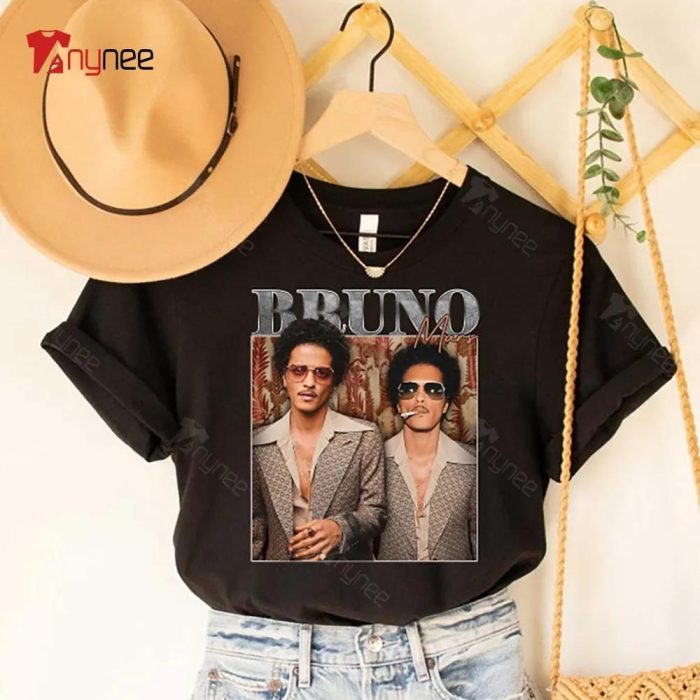 Vintage Pop Music Silk Sonic Bruno Mars Graphic Tee Shirt