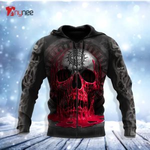 Motorcycle Winged Fire Skull Custom Name All Over Print AOP