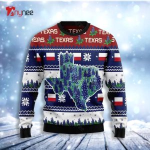 Houston Texans Christmas Reindeer Pattern Knitted Ugly Christmas