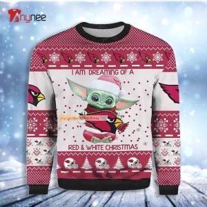 Arizona Cardinals Baby Yoda Star Wars Ugly Christmas Sweater