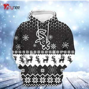 Mlb Chicago White Sox Skull Black Scary 3D Hoodie Shirt - Anynee