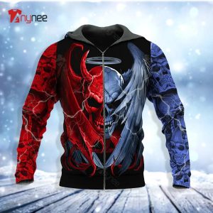 NFL Tampa Bay Buccaneers Skull Funny Red Hoodie, Zip Hoodie 3D All