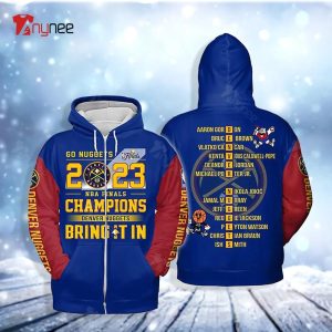 Denver Nuggets Nba Finals 2023 Champions Midnight Blue Design 3D Zip Up  Hoodie - Anynee