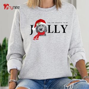 Doodle Dog Jolly Christmas Sweatshirt