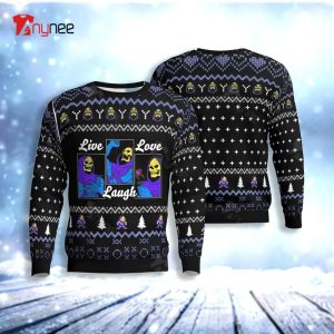 Black Cat Snowman Ugly Christmas Sweater - Anynee