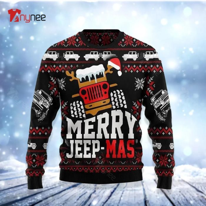 Jeep Mas Ugly Christmas Sweater