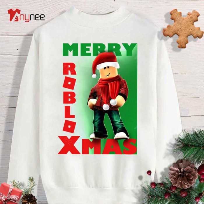 Merry Roblox Xmas Christmas Boy Sweatshirt
