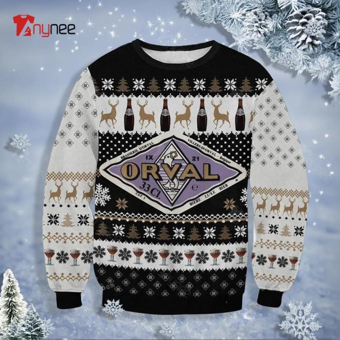 Orval Trappist Ale Brasserie Dorval S A Chritsmas Ugly Sweater