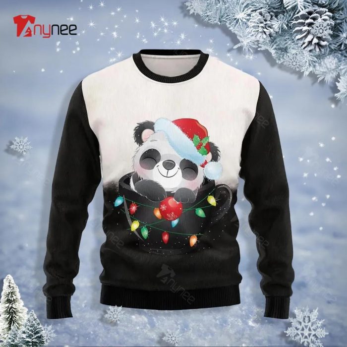 Panda Cup Ugly Sweater