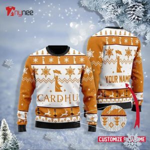 Personalized Cardhu Whiskey Christmas Ugly Sweater