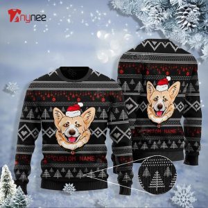Personalized Cute Corgi For Dog Lovers Ugly Sweater