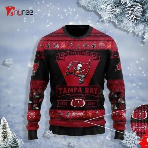 Personalized Tampa Bay Buccaneer Football Team Logo Ugly Christmas Sweater