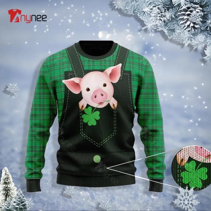 Pig Farm St Patricks Day Ugly Christmas Sweater