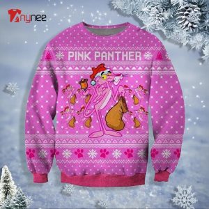 Pink Panther Knitting Pattern Christmas Ugly Sweater