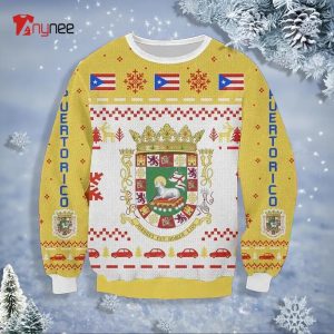 Puerto Rico Flag Ugly Sweater