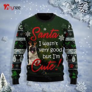 Pug Im Cute Christmas Ugly Sweater