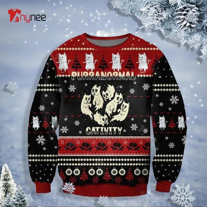 Purranormal Cativity For Ugly Sweater Christmas