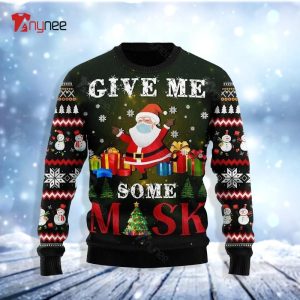 Santa Give Me Some Mask For Ugly Christmas Sweater