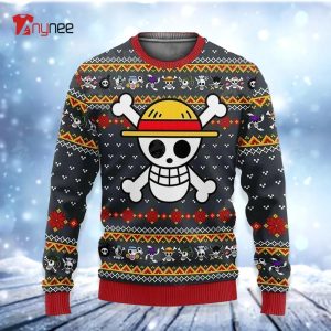 Straw Hat Priate Crew One Piece Ugly Christmas Sweater