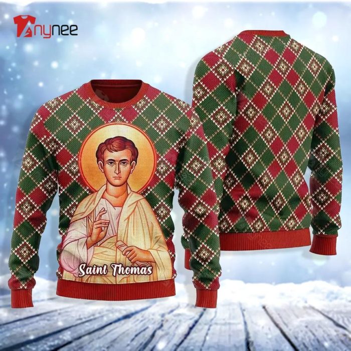 Thomas The Apostle Ugly Christmas Sweater