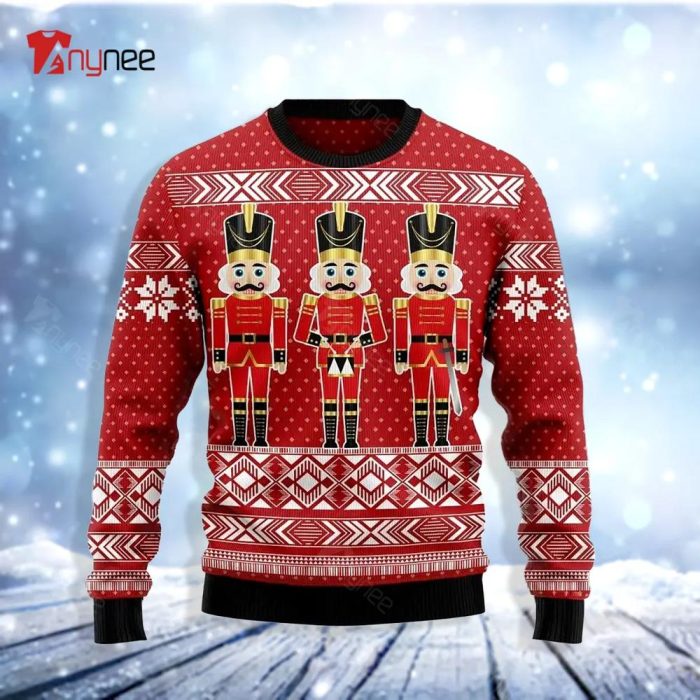 Three Nutcrackers Ugly Christmas Sweater