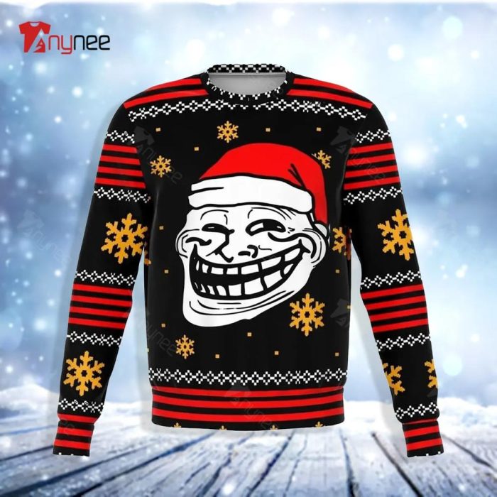 Troll Meme Womens Ugly Christmas Sweater