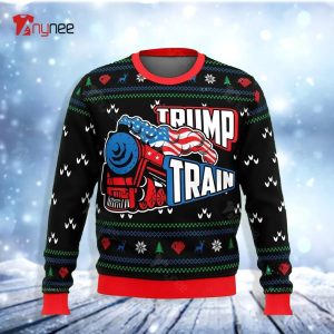 Trump Train Ugly Christmas Sweater