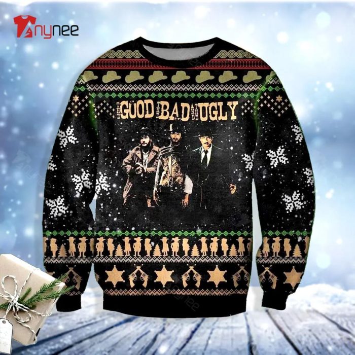 Tuco Angel Eyes Man With No Name The Good The Bad And The Ugly Christmas Sweater
