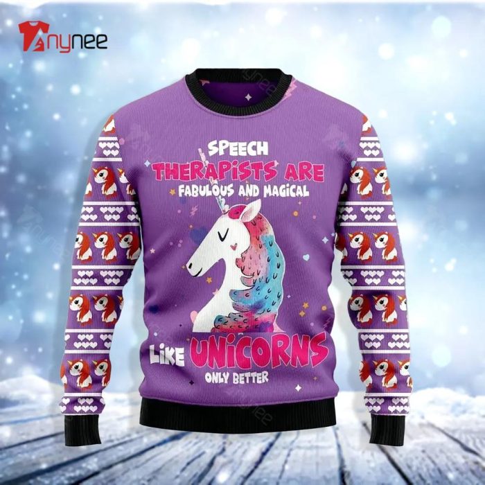 Unicorn Magical Ugly Christmas Sweater