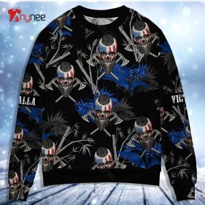 Viking Valhalla The Ravens Ugly Christmas Sweater - Anynee