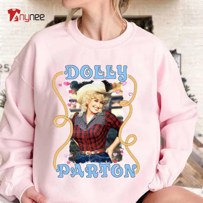 Vintage Dolly Parton Who Loves Music Retro Style Sweatshirt