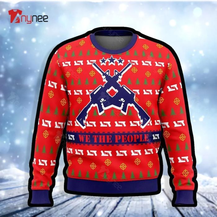 We The People 2nd Amendment Ugly Christmas Sweater