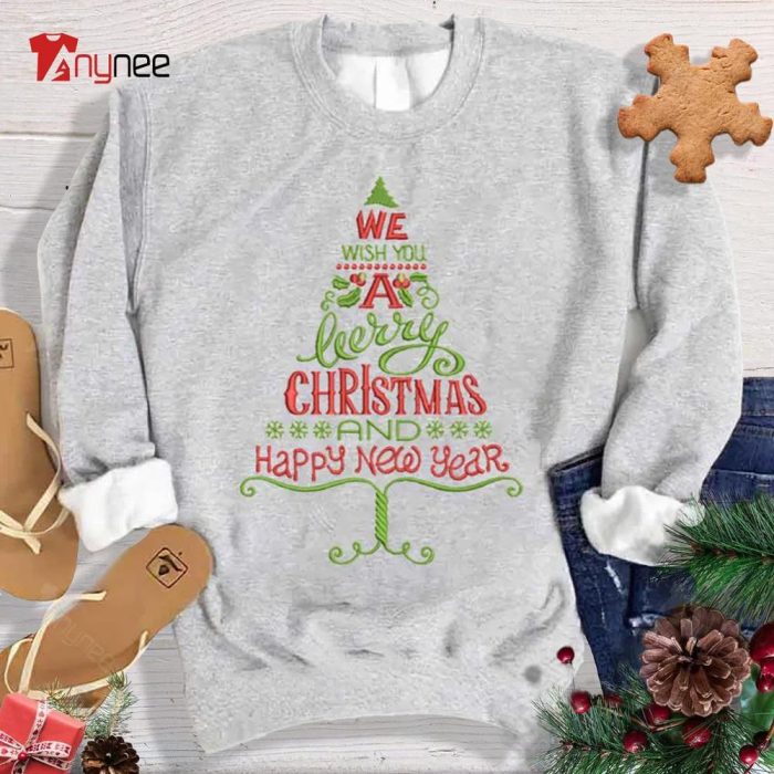 We Wish You Merry Christmas And Happy New Year 2023 Sweatshirt