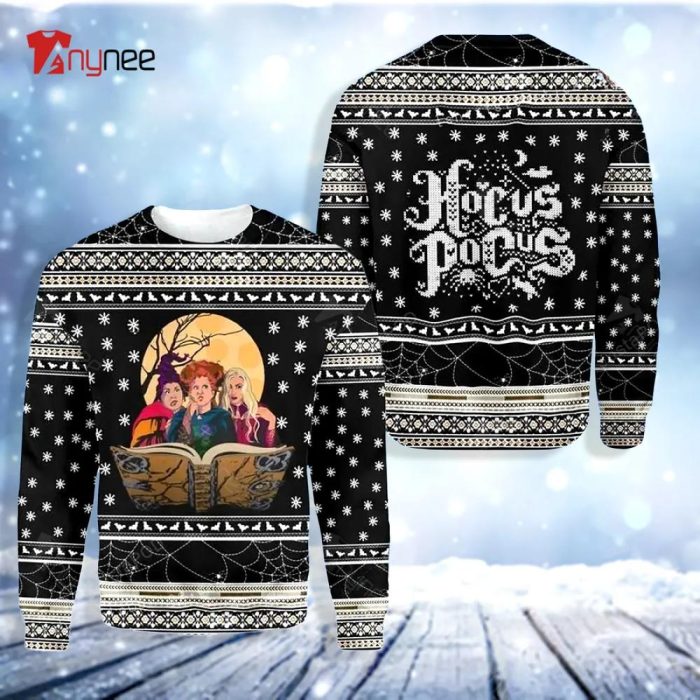 Witches Hocus Pocus Ugly Christmas Sweater
