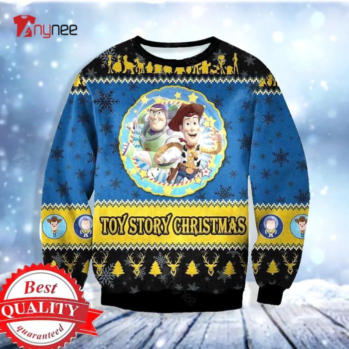 Woody And Buzz Toy Story Ugly Christmas Sweater