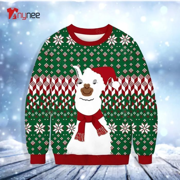 Xmas Alpaca Ugly Christmas Sweater
